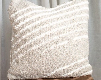 Boucle pillow  boucle cushion + filling included !