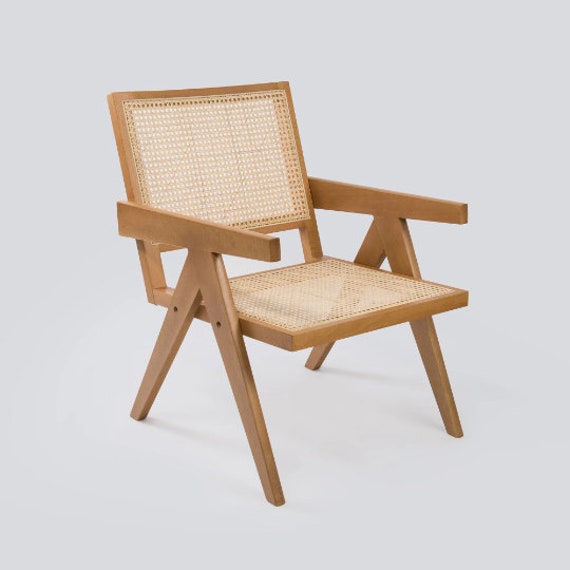 Jeanneret hand cane lounge chair discount
