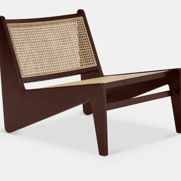 SILLA Canguro, Pierre Jeanneret, Wiener Geflecht Stuhl, Chaise Cannage, Silla de comedor, Sillas de comedor Japandi, Stuhl Wiener Geflecht