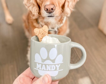 Personalized Pup Cup Puppuccino Mug Dog Name Resuable Pup Cup Personalized Puppuccino Cup Mug 5 oz Personalized Pup Cup Mug Mini Puppuccino