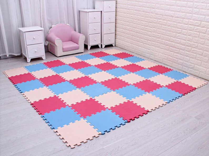 Puzzle Rug, Colorful Rug, Color Puzzle Rug, Popular Rug, Kids Room Decor, Play Mat Rug, Mats Multipurpose EVA Foam Floor Tiles