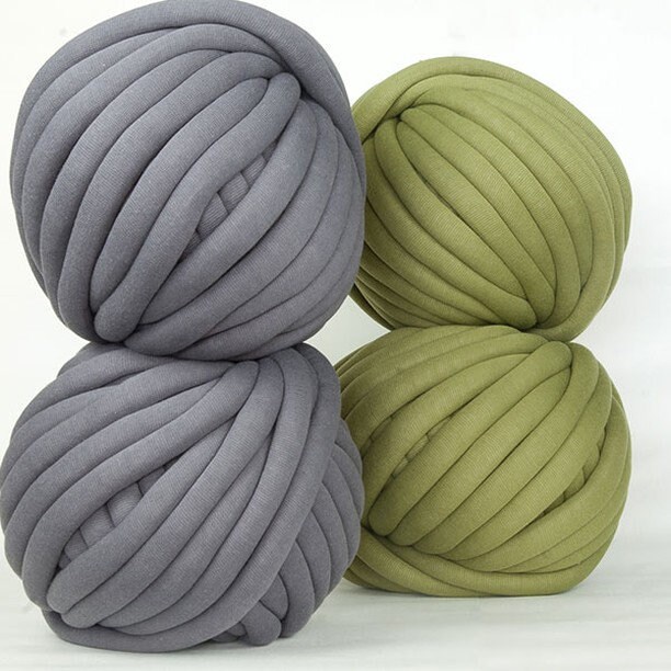 Chunky Yarn Arm Knitting Yarn Chunky Cotton Yarn Tube Yarn Etsy