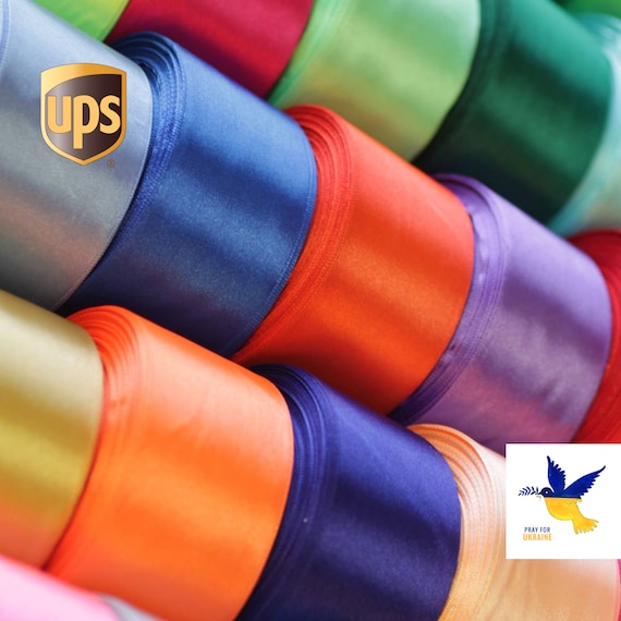 Satin Ribbon Full Reel: 25mm Double Sided Ribbon, 36 Yards