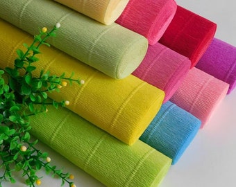 Crepe Paper Rolls, Paper flowers, Wrapping paper, decor, Paper Craft Supplies, Crepe Paper Decor, Table Decor, Florist Gift Wrap.