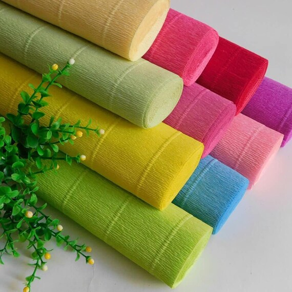 Colored Crepe Paper Sheets Crepe Paper for DIY Crafting - China Color Crepe  Paper, Color Crepe Wrapping Paper