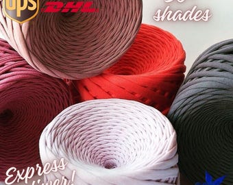 T-Shirt Yarn: 100% Cotton Chunky Yarn for Crochet Bags & Baskets