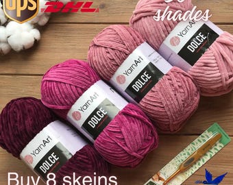 YarnArt Dolce Yarn: Super Bulky Chenille for Amigurumi Crochet