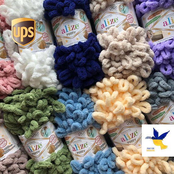 Alize puffy online fine loop yarn