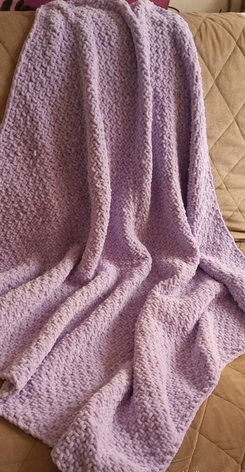 Colorfull Hand Knit Baby Girl Blanket Handmade Soft Blanket Etsy
