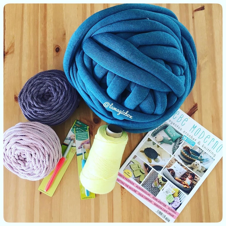 Cotton Yarn for Arm Knitting Vegan Braid Yarn to Make Hand Etsy