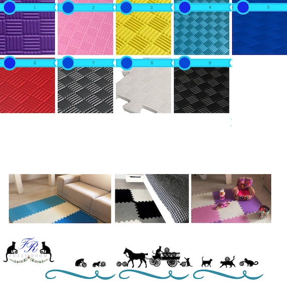 We Sell Mats 1/2 Inch Thickness Multipurpose EVA Foam Floor Tiles