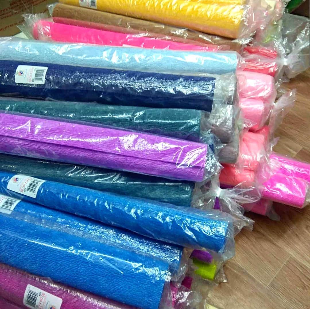 Italian Crepe Paper Rolls, Paper flowers, Wrapping paper, decor, Pape…
