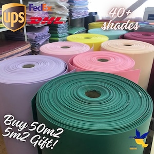 Izolon Blanco 100m2 Lámina de Espuma 2mm Impermeable para Flores Gigantes Decoración Bodas