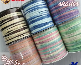 Natural Raffia Yarn ISPIE | Crochet Thread for Bags & Hats 250m