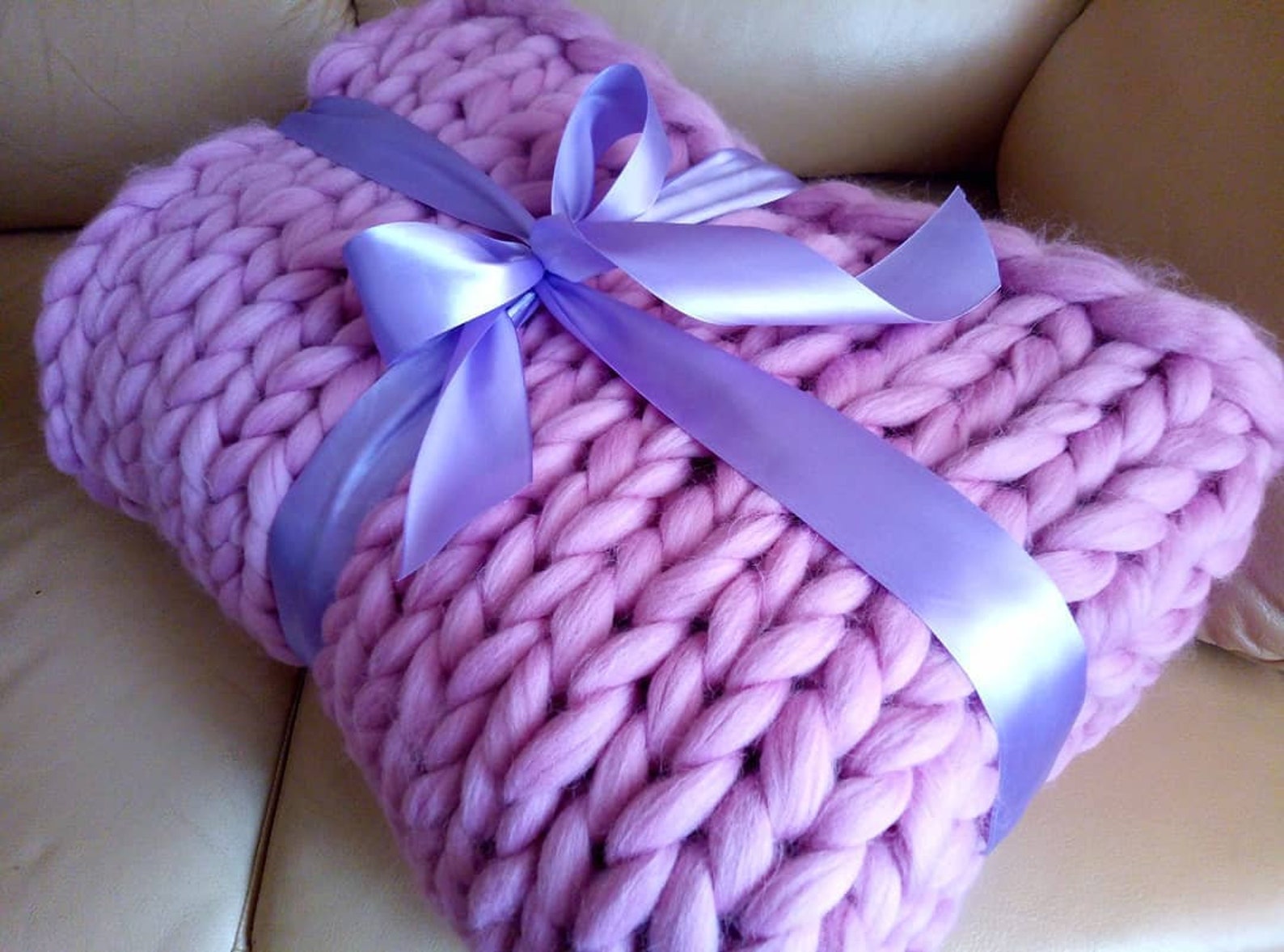 Chunky Knit Blanket Blanket Super Chunky Blanket Giant knit Etsy
