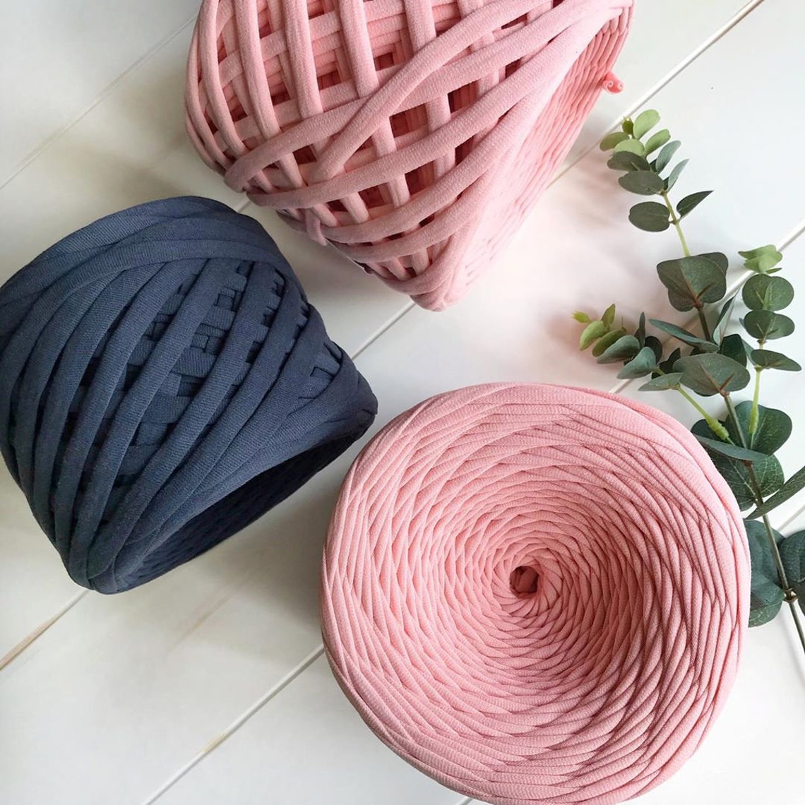 T Shirt Yarn / 100 Jersey Yarn / Cotton Yarn / Knitting / Etsy