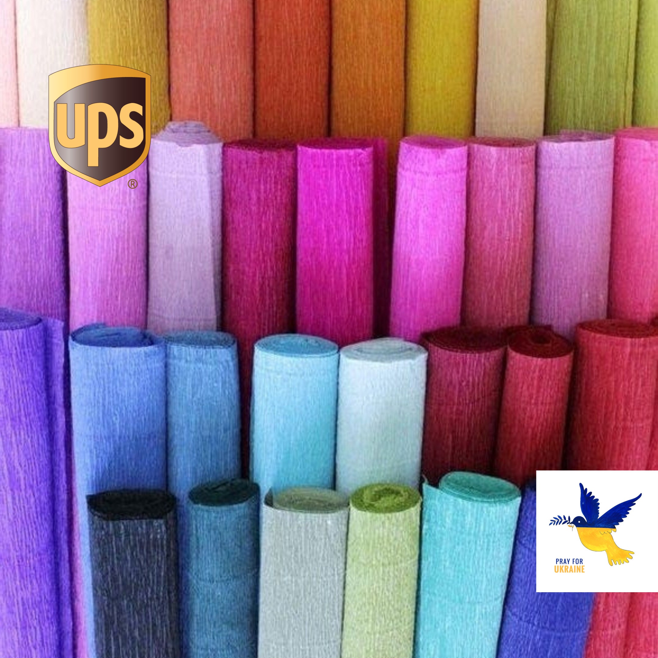 Pack of 20 Sheets A4 Crepe Paper in 5 Colours - Blue, Purple, Red, Dark  Pink, & Green for Craft or Art Project Thicker Sheets of Crepe Paper