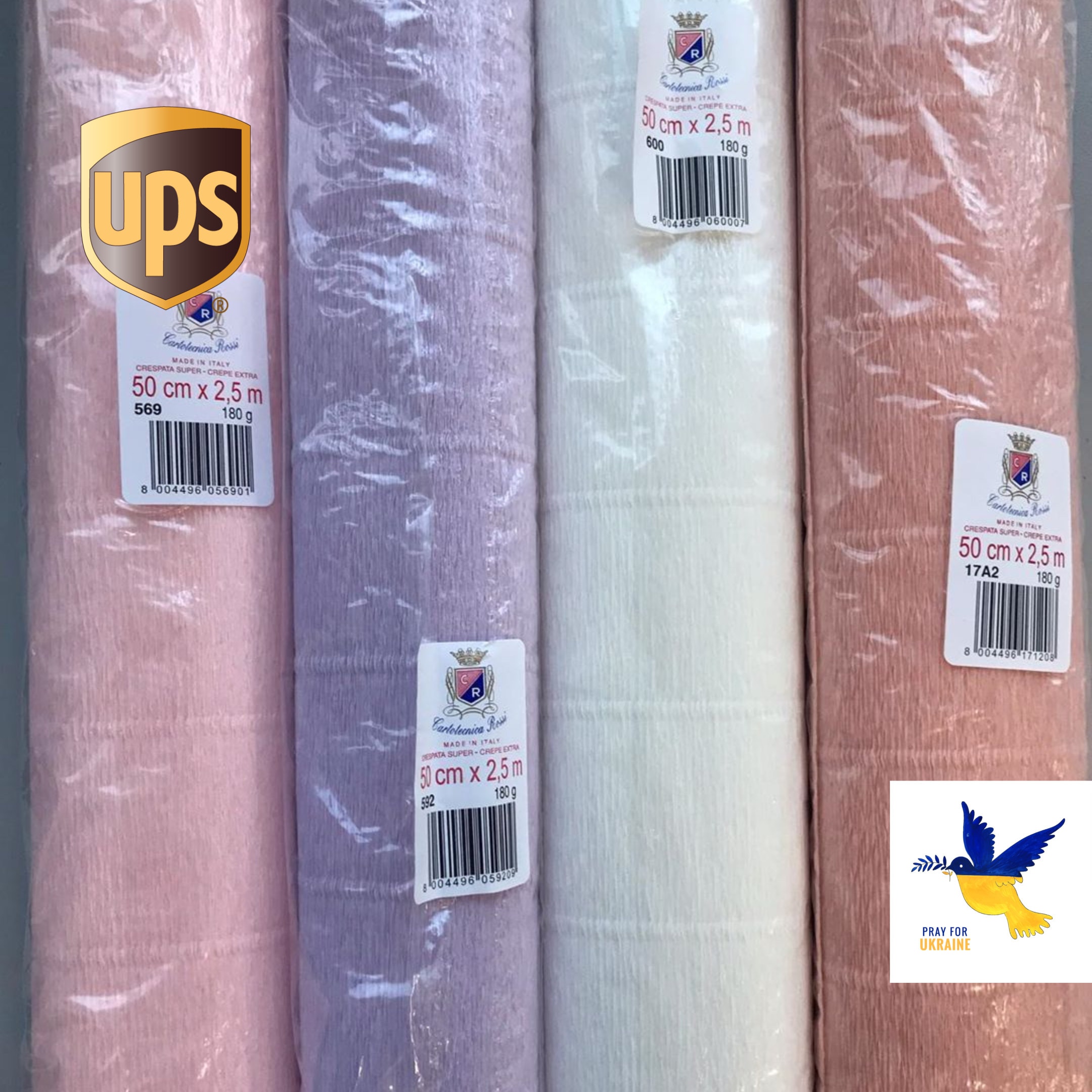 Rollos papel crepé premium italiano más de 80 colores - Elija papel crepé color para proyectos bricolaje Flores papel crepé