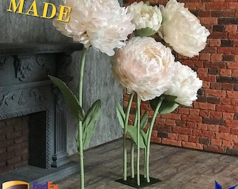 Large Italian Paper Rose: Wedding Photo Booth Flower Decor