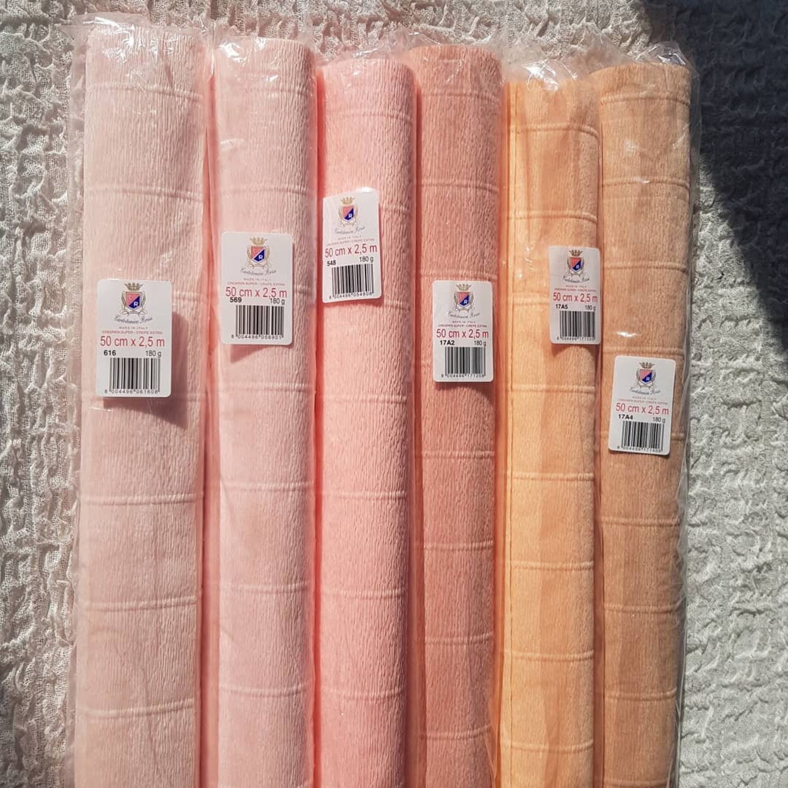 Italian Crepe Paper Rolls Paper Flowers Wrapping Paper Etsy