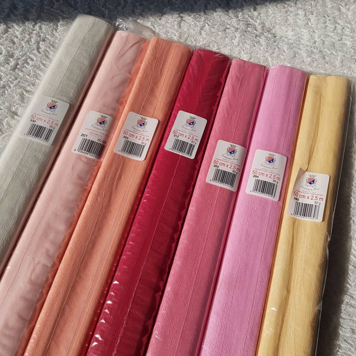 Crepe Paper Rolls Paper Flowers Wrapping Paper Decor Paper Etsy