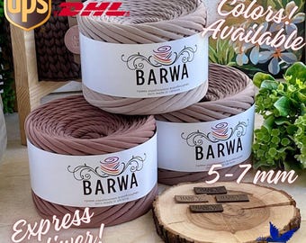 T-shirt yarn 7-9mm 100m 100% cotton yarn spaghetti yarn bag yarn backpack yarn macaroni yarn carpet yarn rug yarn bulky yarn thick yarn bag