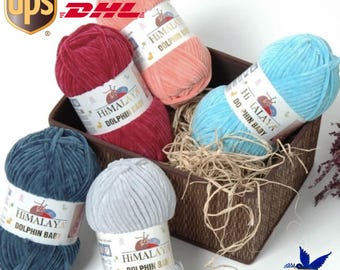 Chunky Chenille Yarn: Jumbo Bulky Velvet Yarn, 100% Polyester