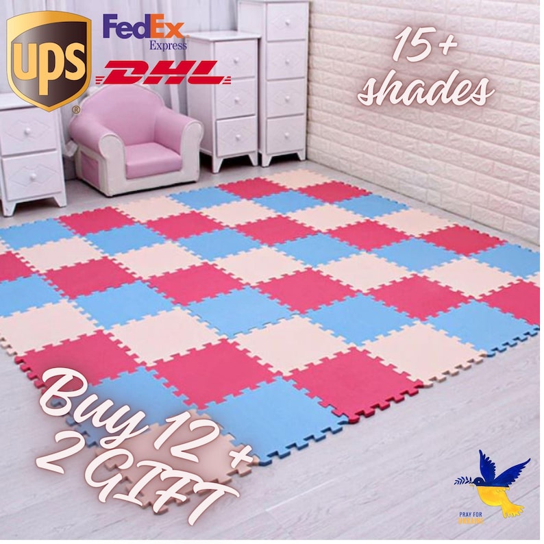 Puzzle Rug, Colorful Rug, Color Puzzle Rug, Popular Rug, Kids Room Decor, Play Mat Rug, Mats Multipurpose EVA Foam Floor Tiles