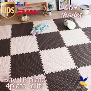 Puzzle Baby Play mat, Rug Carpet Construct yourself rug Puzle rug Children nursery carpet, floor play mat, foam floor mat 4,6,8,10 plates