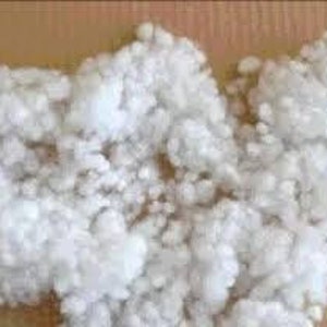 May include: White polyester fiberfill stuffing for crafts, pillows, and other projects.
