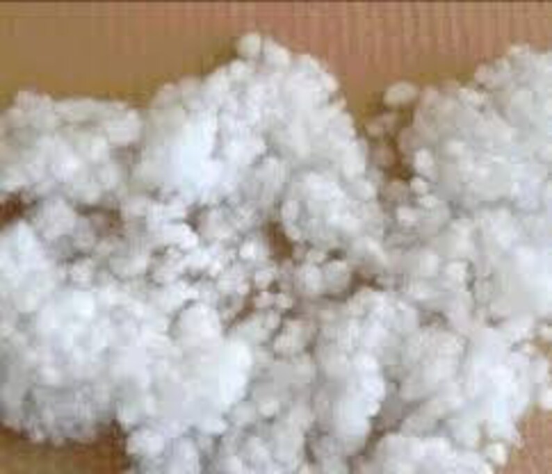 May include: White polyester fiberfill stuffing for crafts, pillows, and other projects.