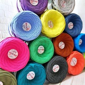 Nord T-Shirt Yarn: 100% Cotton Jersey Crochet Yarn