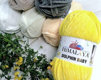 Himalaya Dolphin Baby – Ultra Weiches Plush-Garn 100g | Babydecken, Kissen, Spielzeug