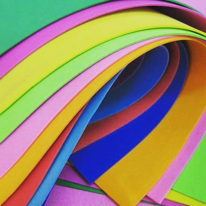 Glitter Foam Paper Sparkles Paper for Children's Craft Activities DIY ...