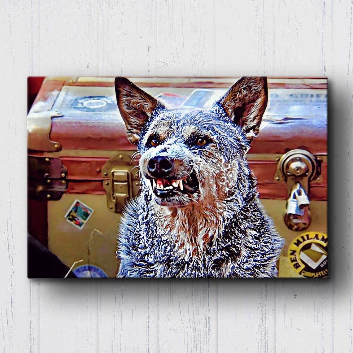 Planes Trains & Automobiles Frozen Dog Canvas Sets Etsy