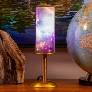 Handmade Lamp or Nightlight of NASA&#39;s James Webb Telescope&#39;s Small Magellanic Cloud - Perfect Art or Home Decor Gift for Him or Her