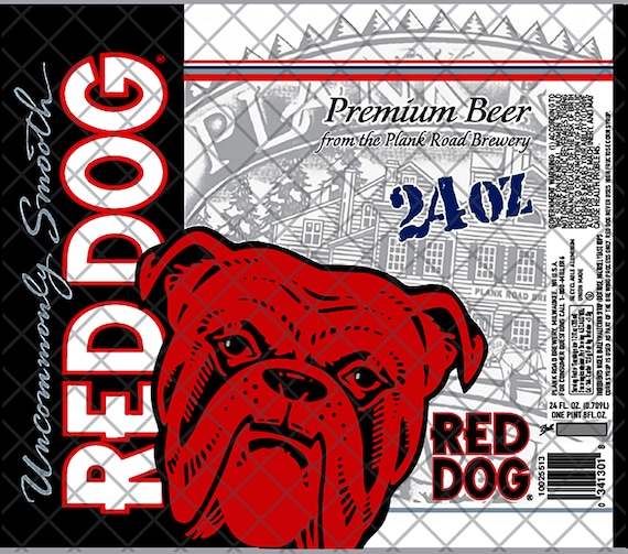 Red Dog Label for 20oz Skinny Tumbler HIGH QUALITY - Etsy