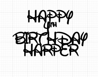 Disney Font Etsy Disney Font Etsy