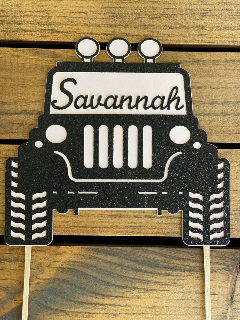 Jeep Birthday Party Decorations for Truck Lovers Next Day Shipping