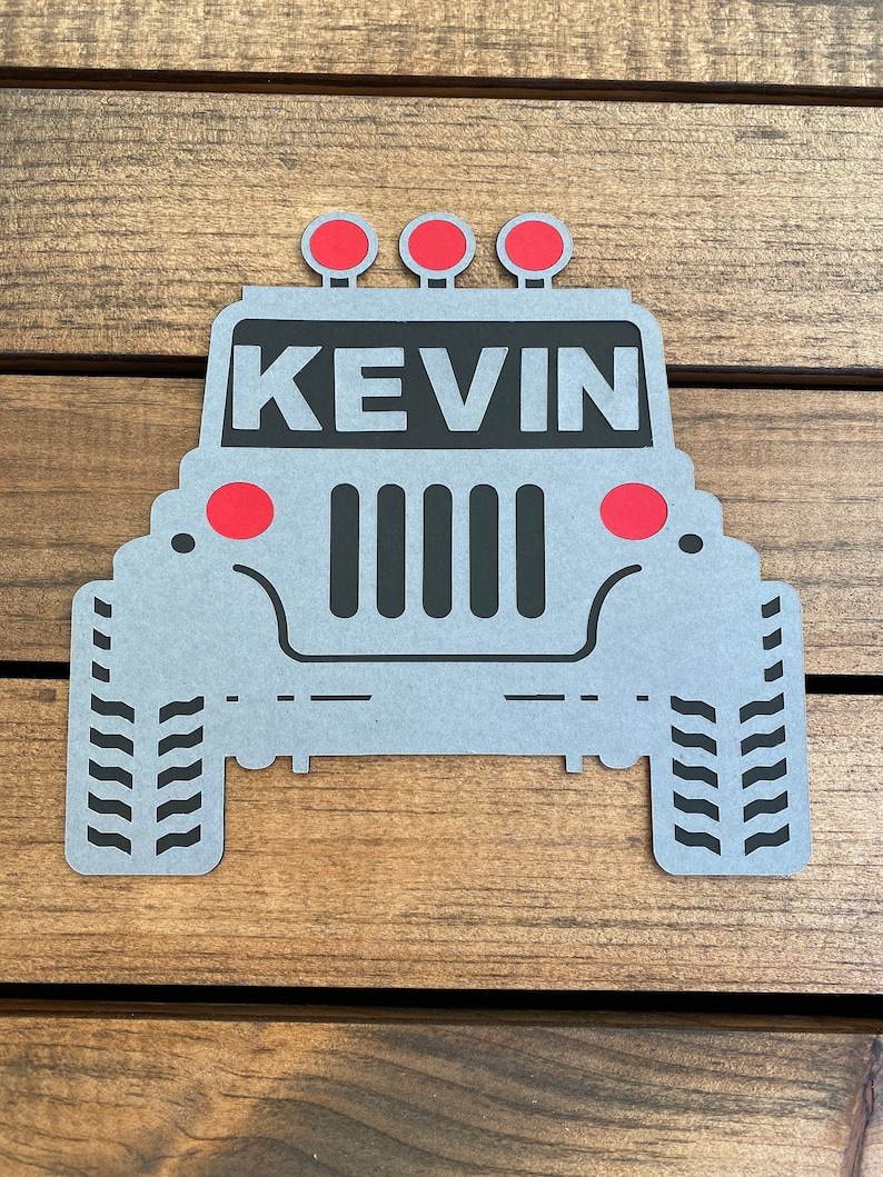 Jeep Birthday Party Decorations for Truck Lovers Next Day Shipping