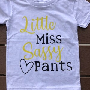Spodnie Little Miss Sassy + Koszulka Cute Girls + Sassy