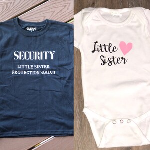 SECURITY Shirt + Little Sister Protector