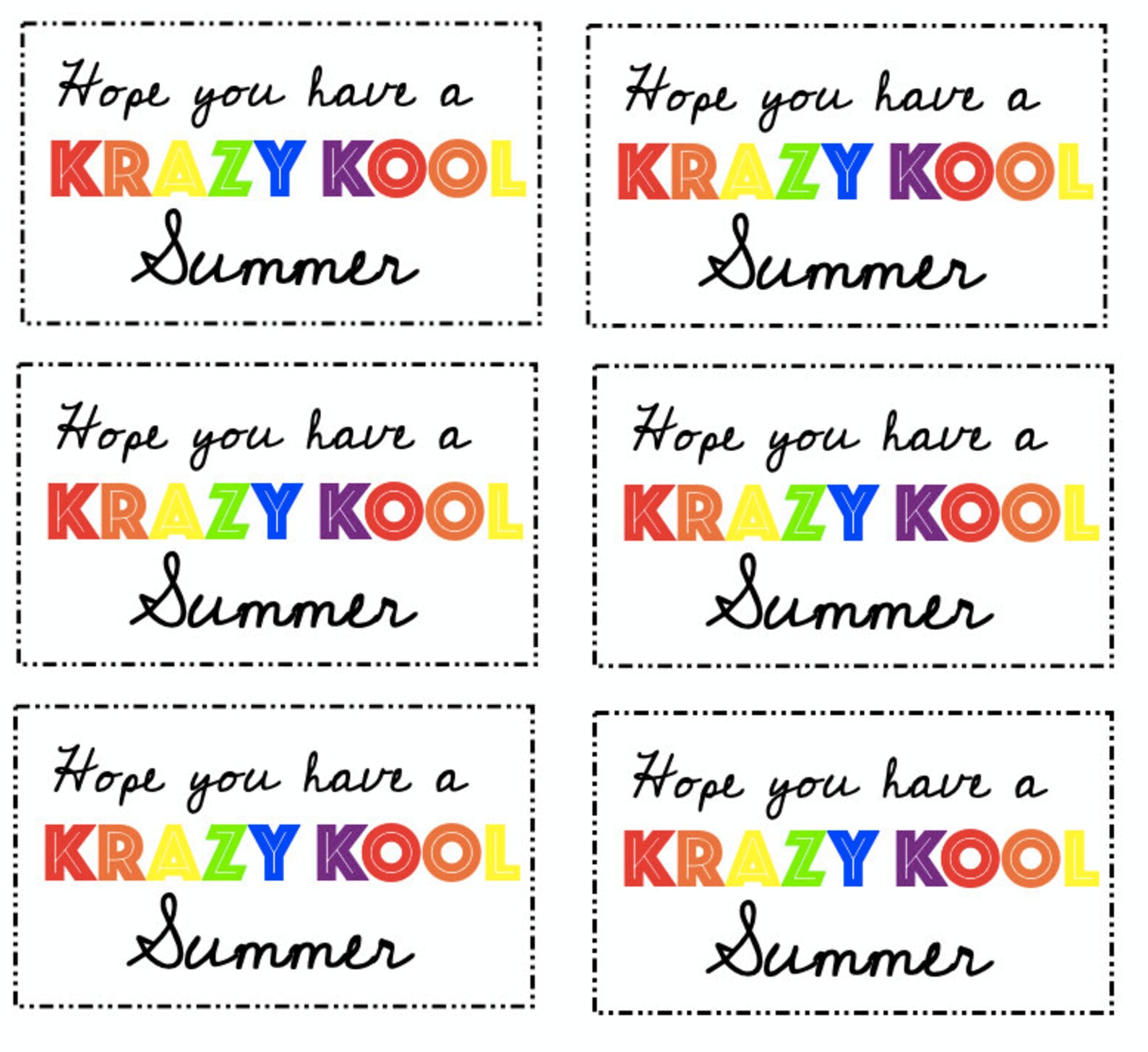 Hope You Have A KRAZY KOOL Summer Etsy hope-you-have-a-krazy-kool-summer-etsy