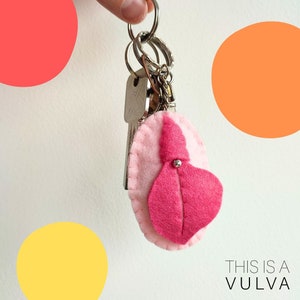Vulva keyring