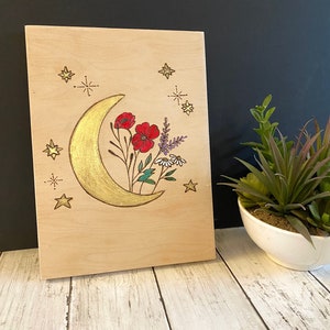 Blooming Crescent Moon