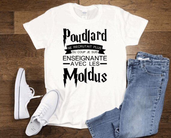 T shirt poudlard ne recrutait plus clearance