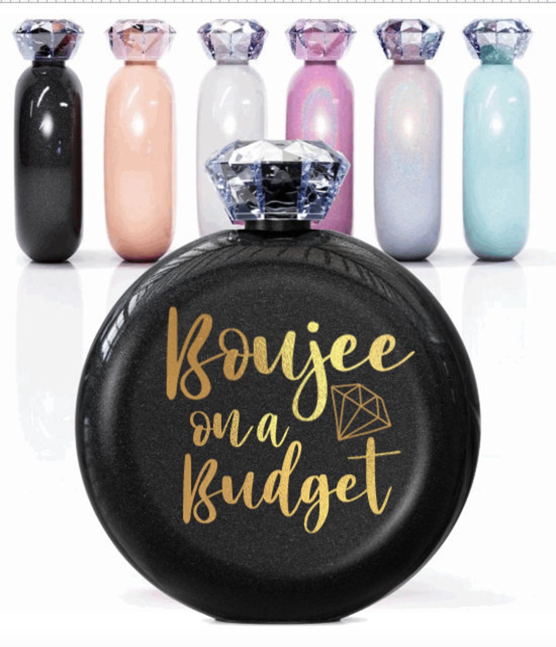 Boujee on a Budget Jewel Flask Wedding Gift Bridesmaid Etsy