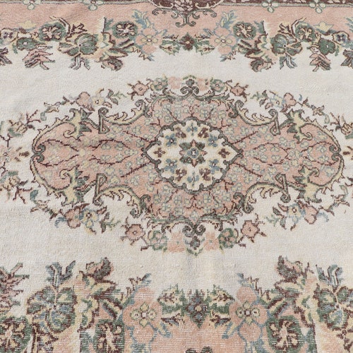 Oushak Rug, Turkish Rug, 9.3x5.4 feet, Large Rug, Oriental Rug, Antique Rug, Living Room Rug,Vintage Rug, Organic Rug, shops Rustic Rug 4389