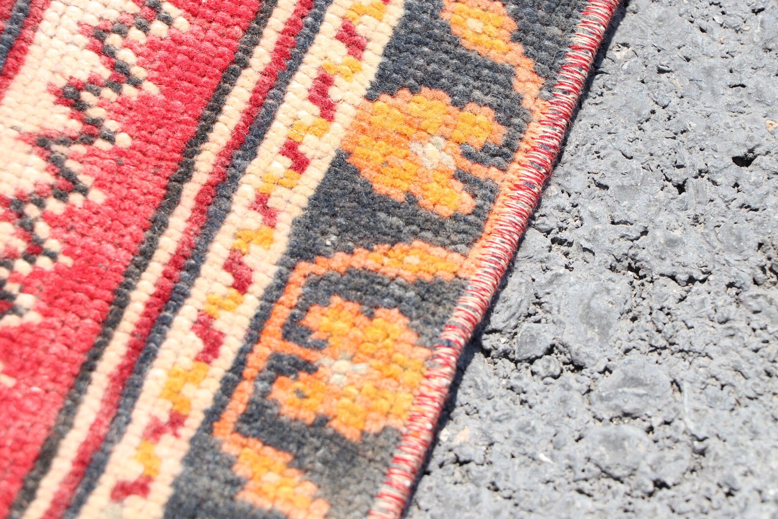 Bath Rug Turkish Rug Entry Rug 3.3x1.7 feet Anatolian Etsy