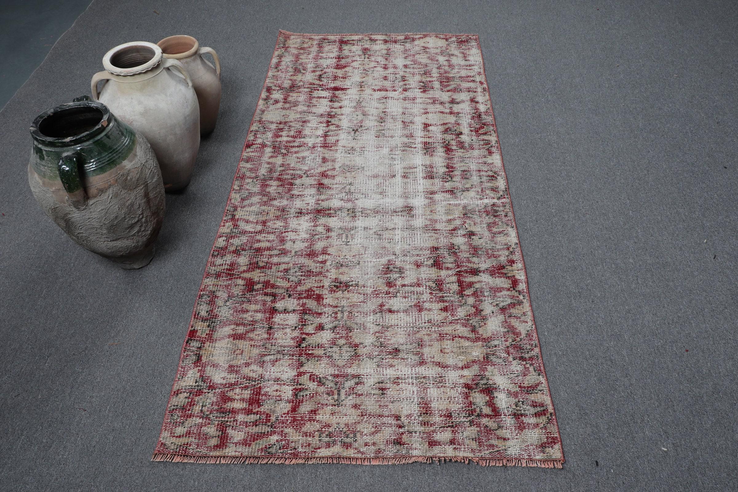 ヴィンテージ トルコ ラグ、93 x 198 cm ランナー、3 x 6 フィート